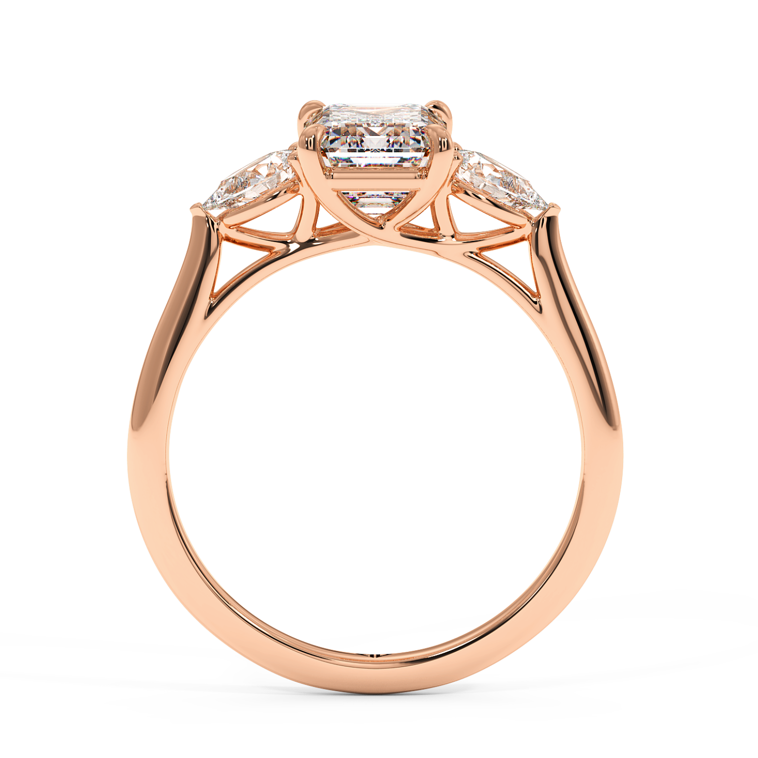 18K Rose Gold Verona Engagement Ring