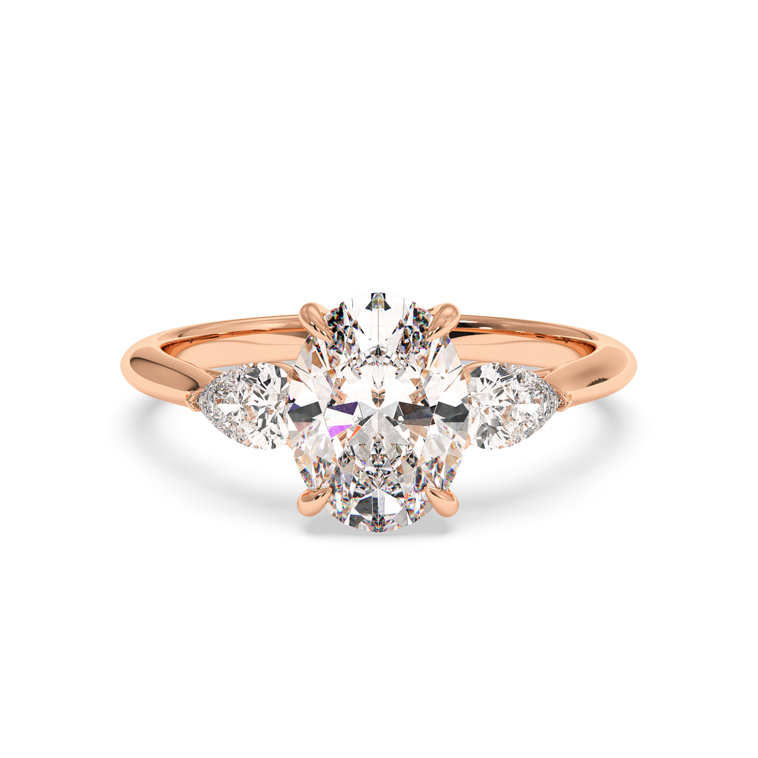 18K Rose Gold Verona Engagement Ring