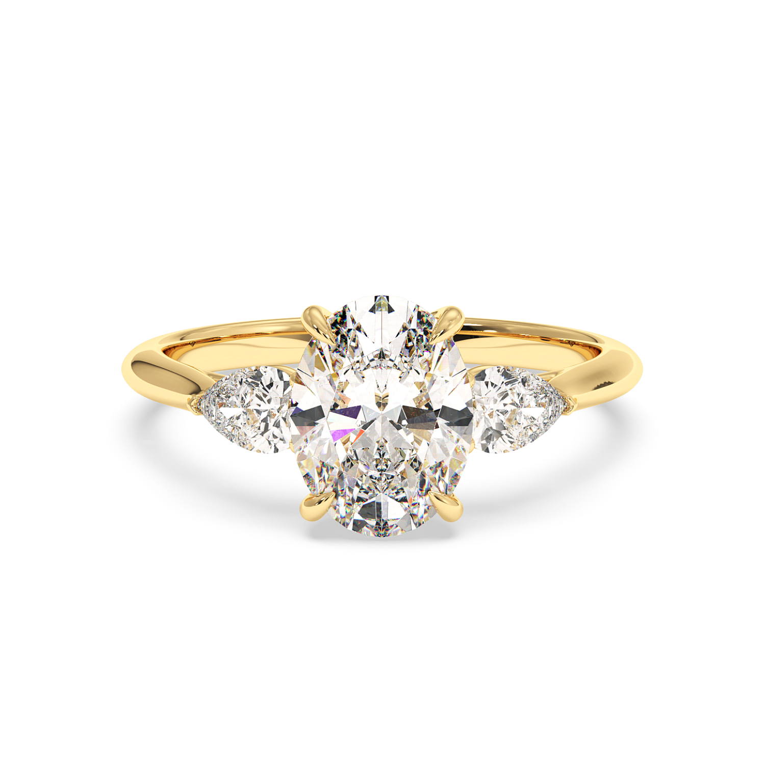 18K Yellow Gold Verona Engagement Ring