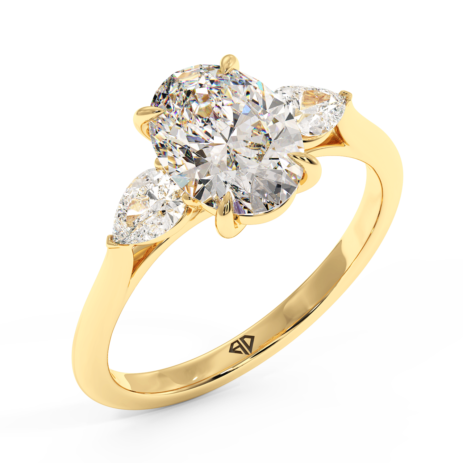 18K Yellow Gold Verona Engagement Ring