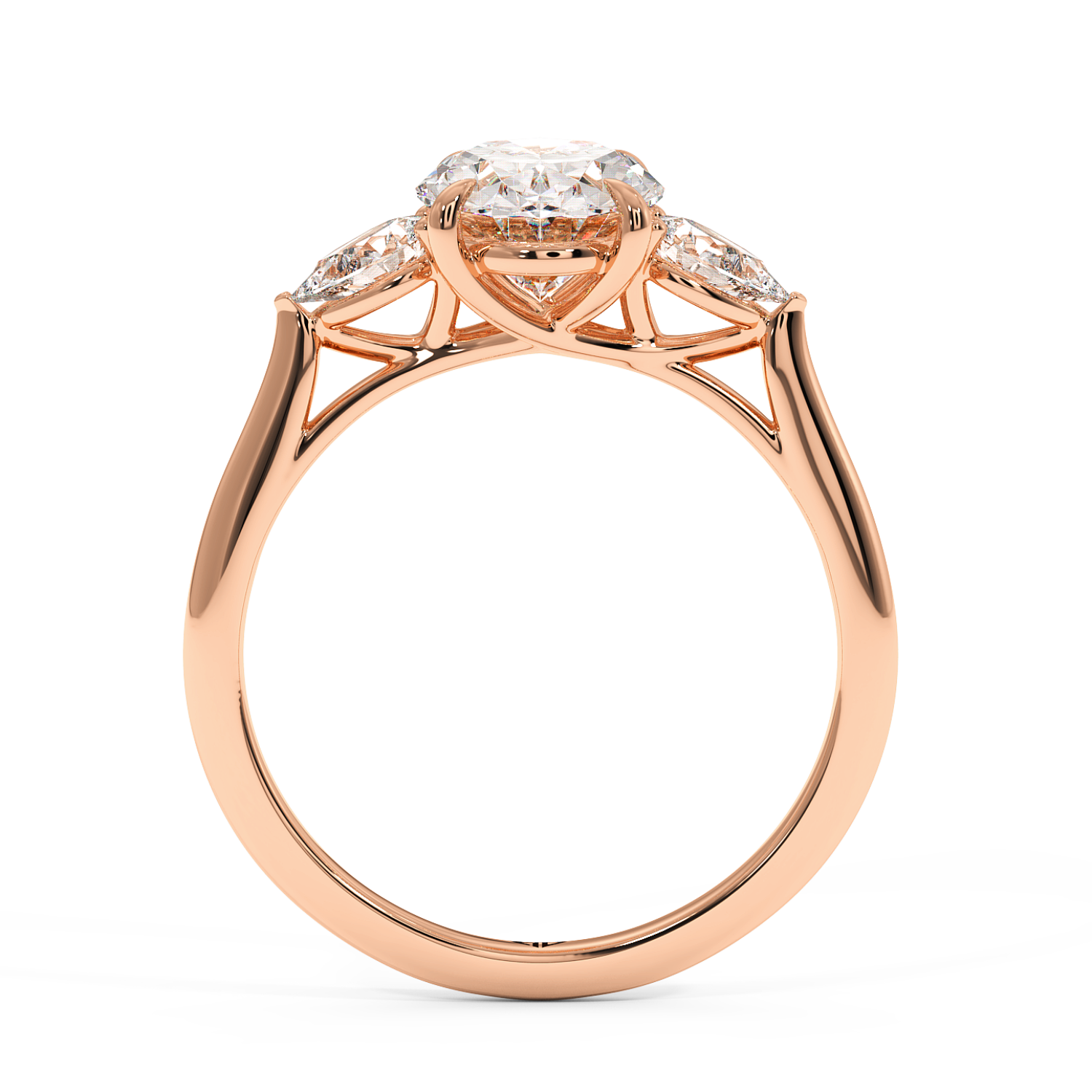 18K Rose Gold Verona Engagement Ring