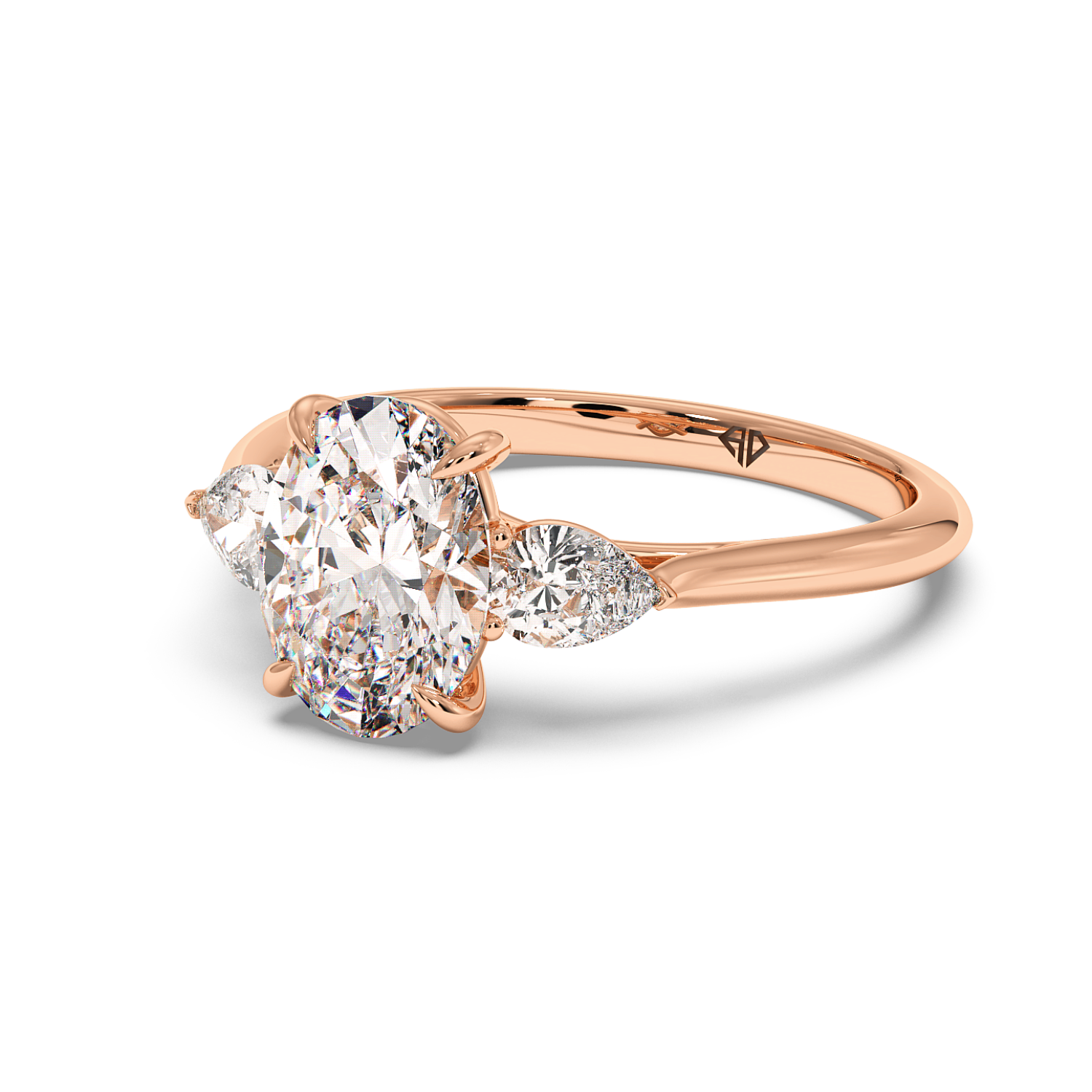 18K Rose Gold Verona Engagement Ring