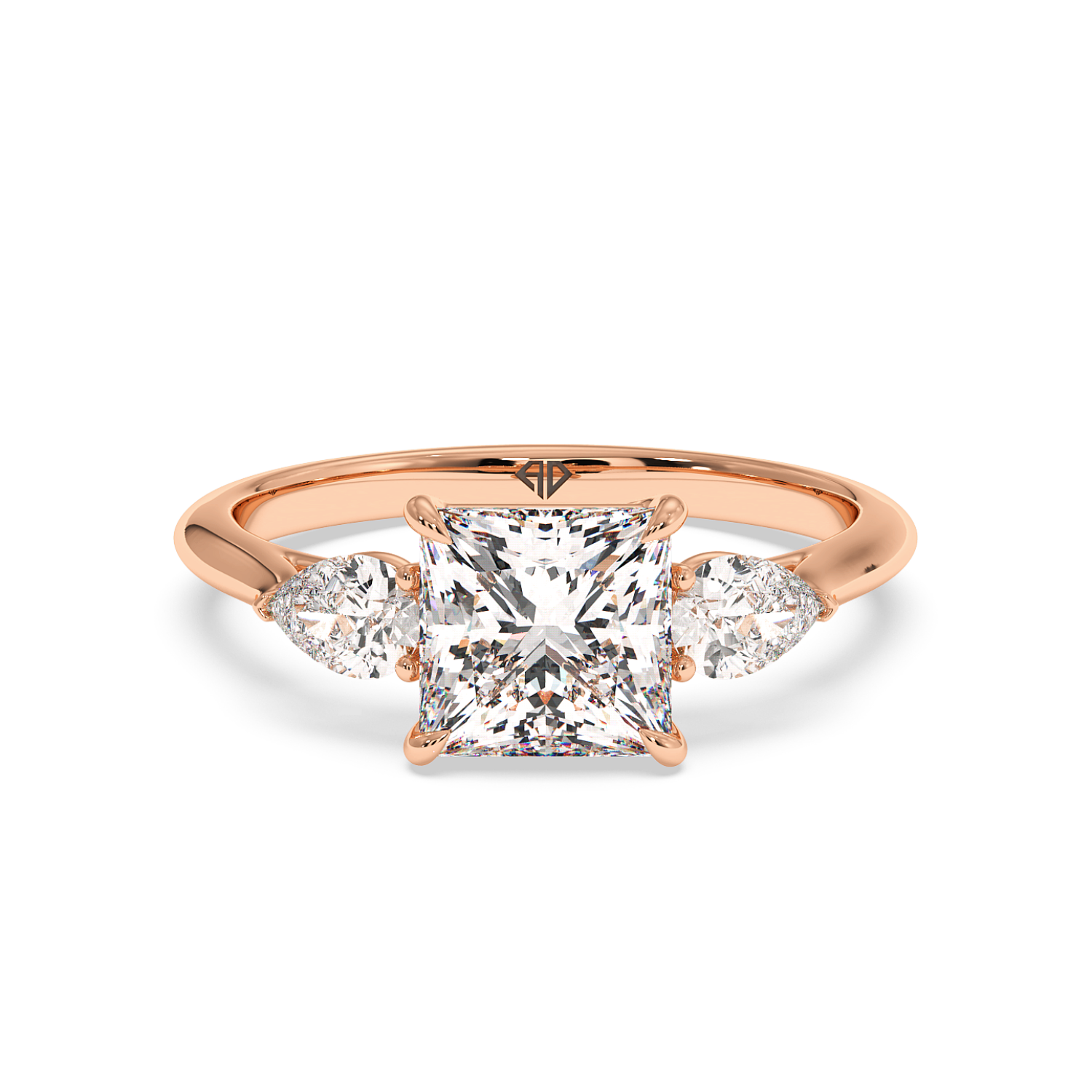 18K Rose Gold Verona Engagement Ring