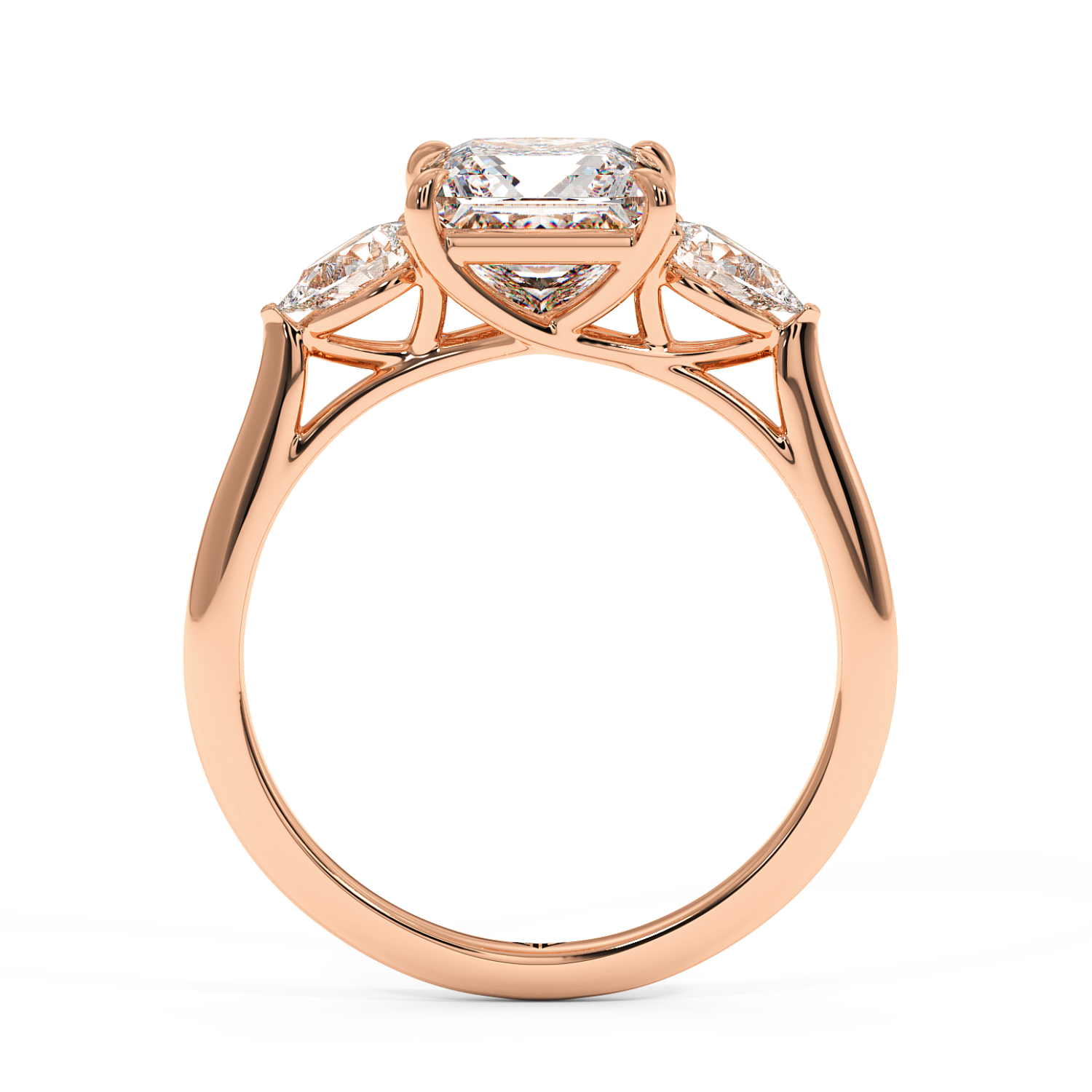 18K Rose Gold Verona Engagement Ring