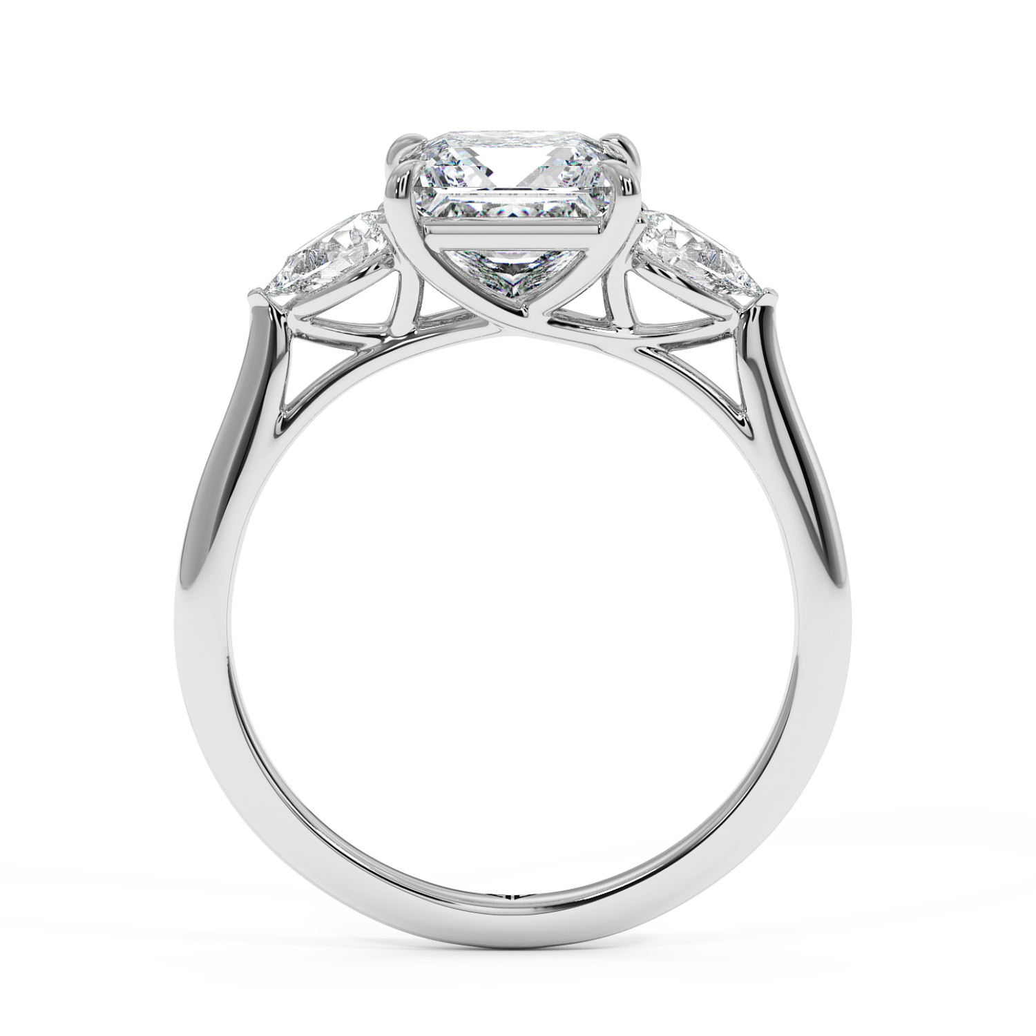 18K White Gold Verona Engagement Ring