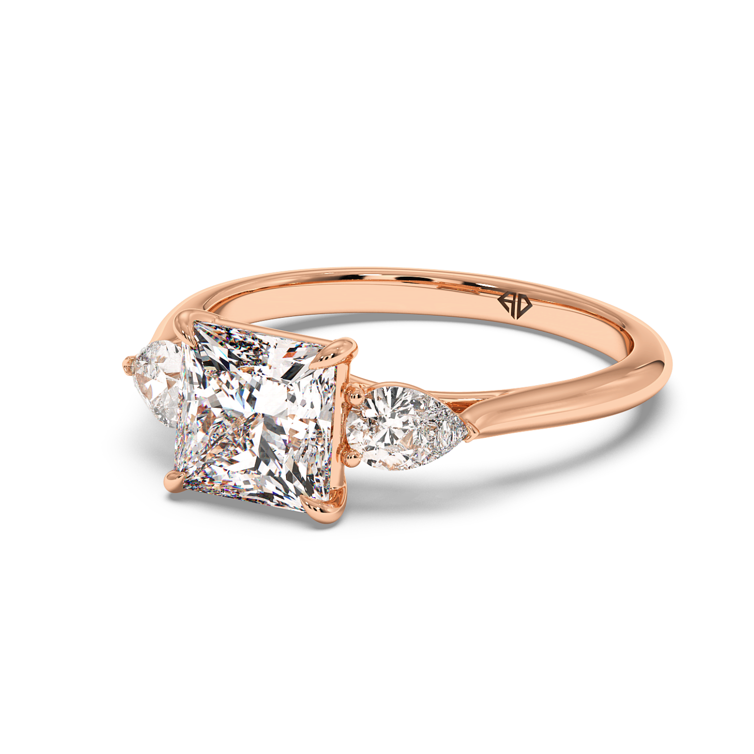 18K Rose Gold Verona Engagement Ring