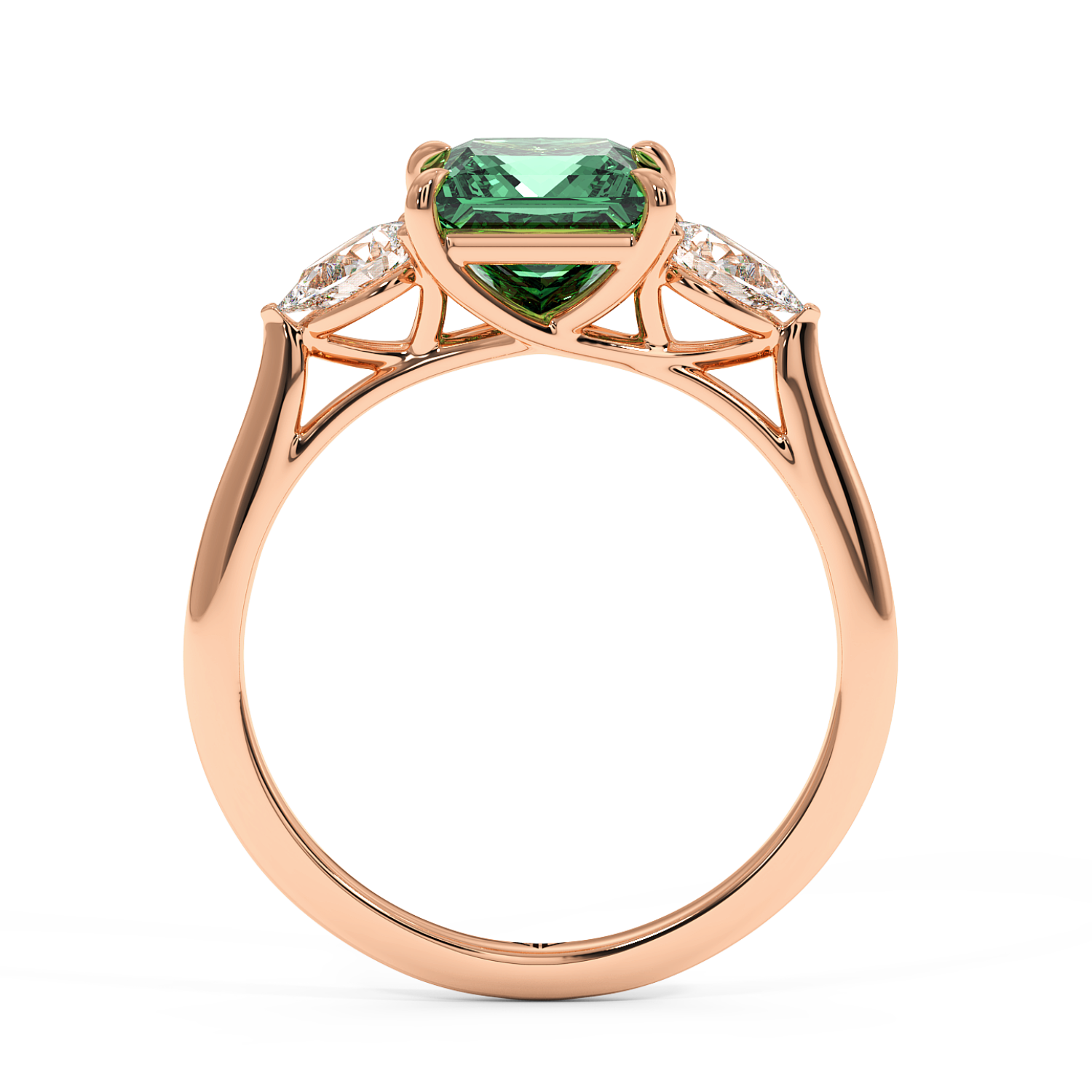 18K Rose Gold Verona Engagement Ring