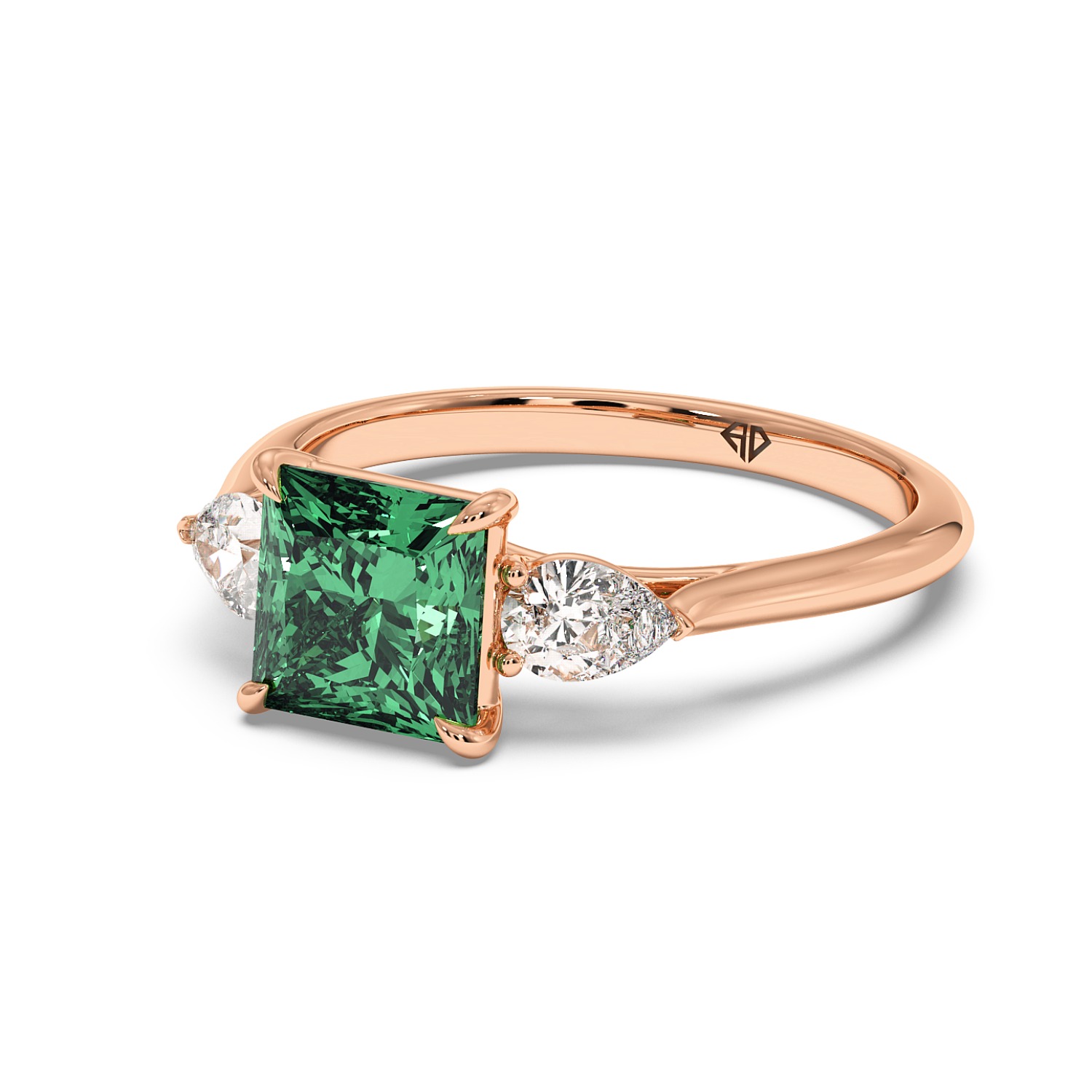 18K Rose Gold Verona Engagement Ring