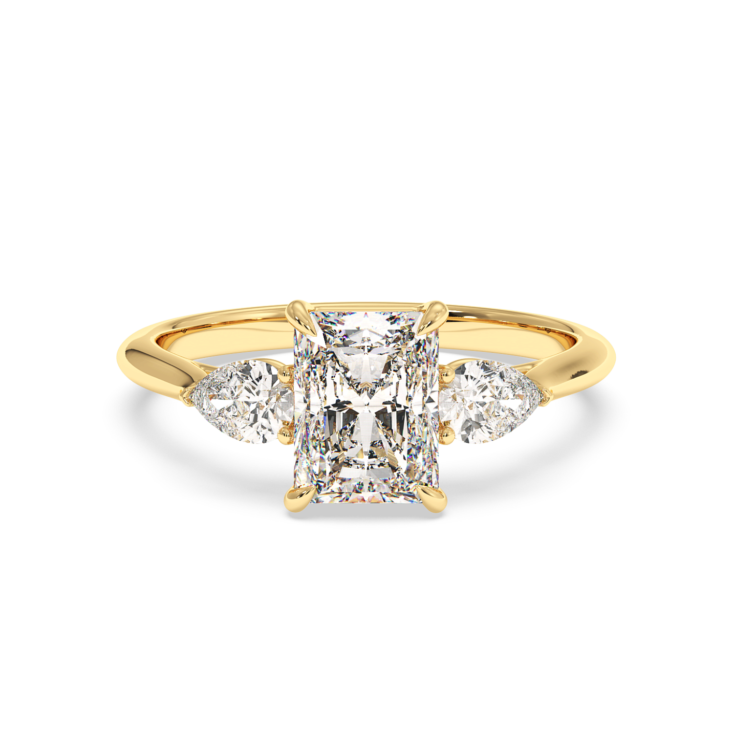 18K Yellow Gold Verona Engagement Ring