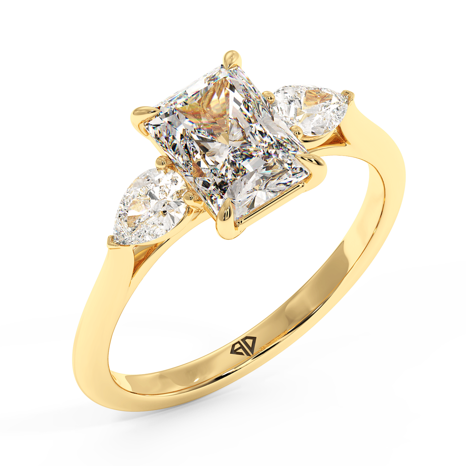 18K Yellow Gold Verona Engagement Ring