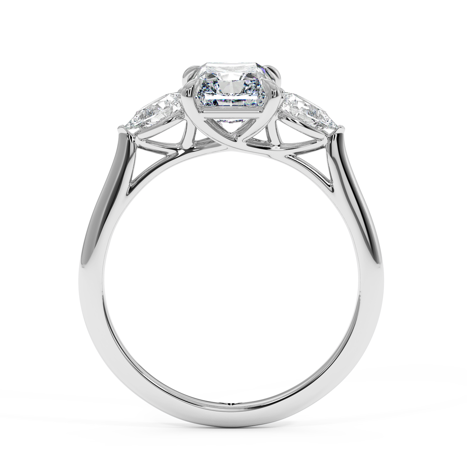 18K White Gold Verona Engagement Ring