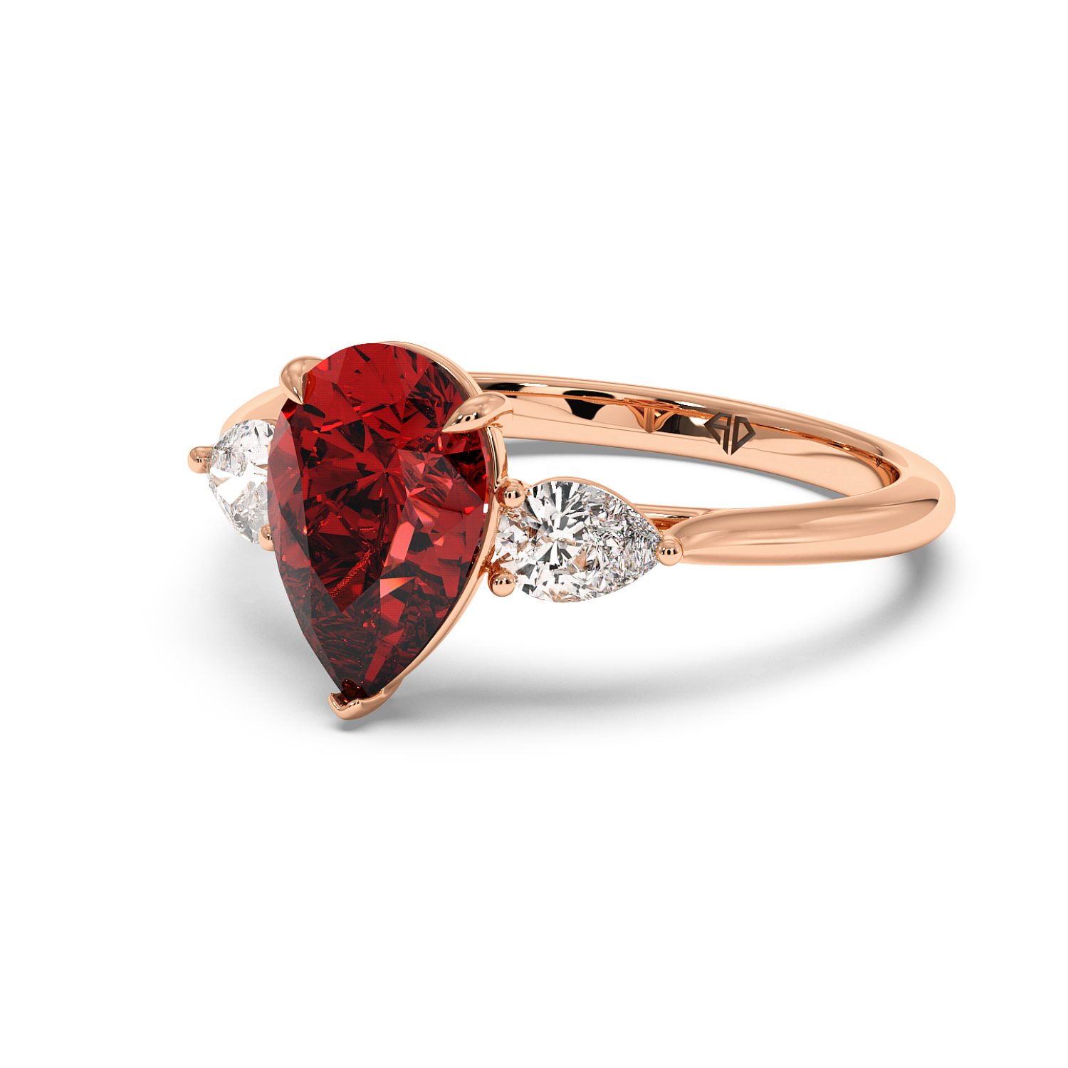 18K Rose Gold Kassia Engagement Ring