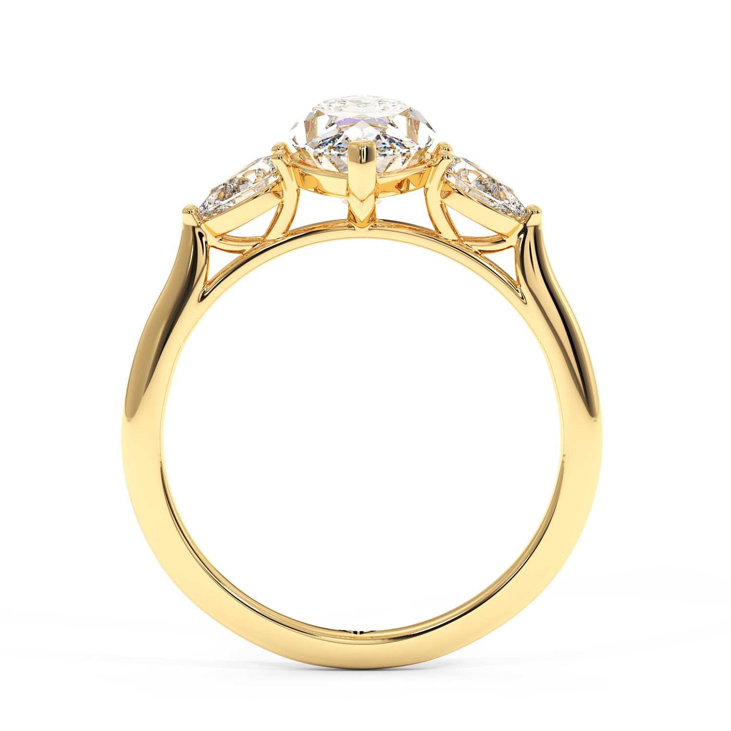 18K Yellow Gold Kassia Engagement Ring