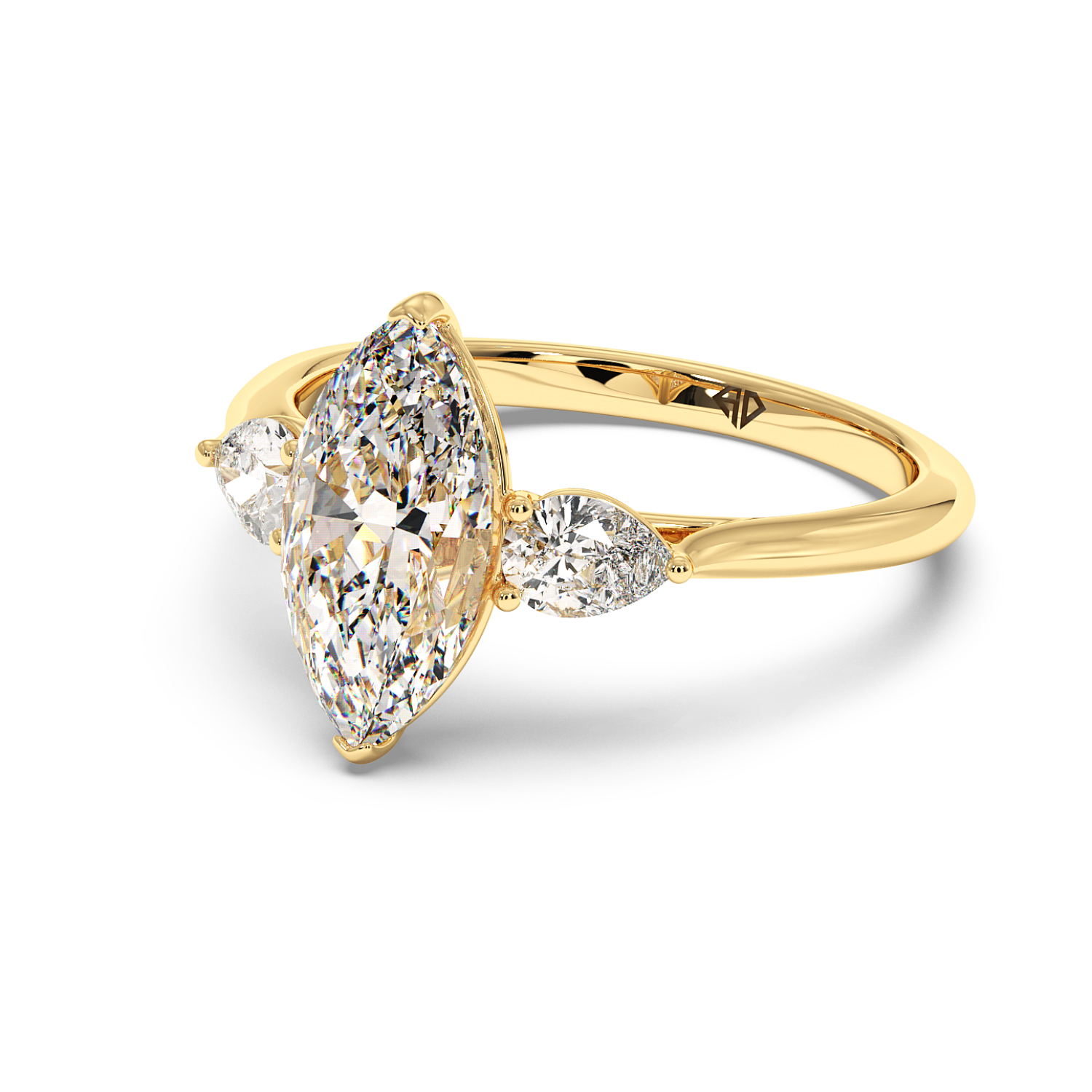 18K Yellow Gold Kassia Engagement Ring