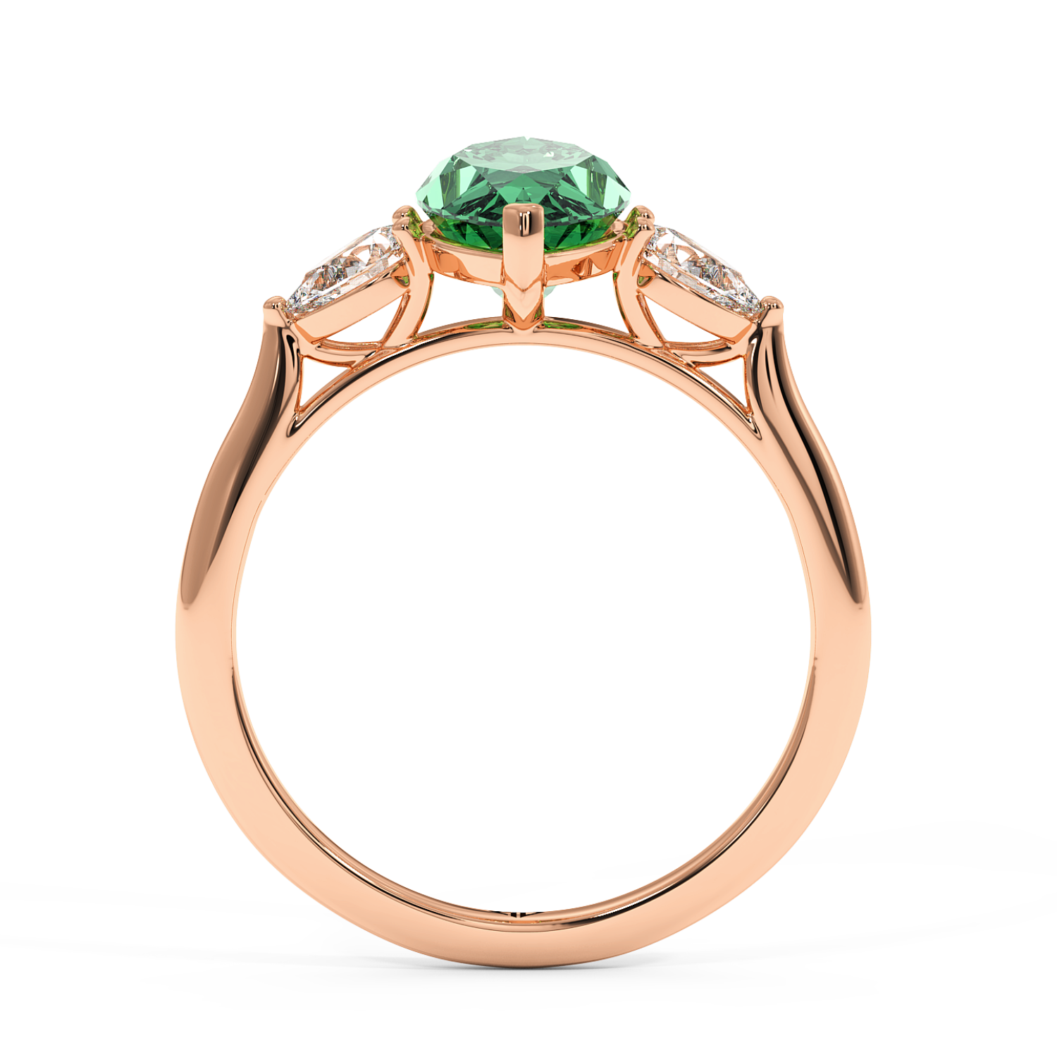 18K Rose Gold Kassia Engagement Ring