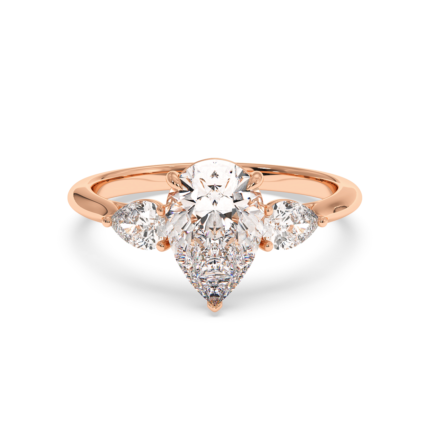 18K Rose Gold Kassia Engagement Ring