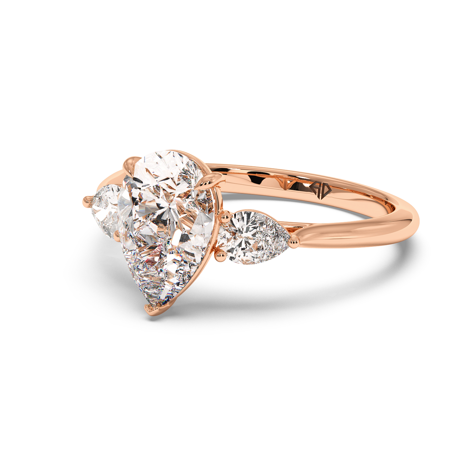 18K Rose Gold Kassia Engagement Ring