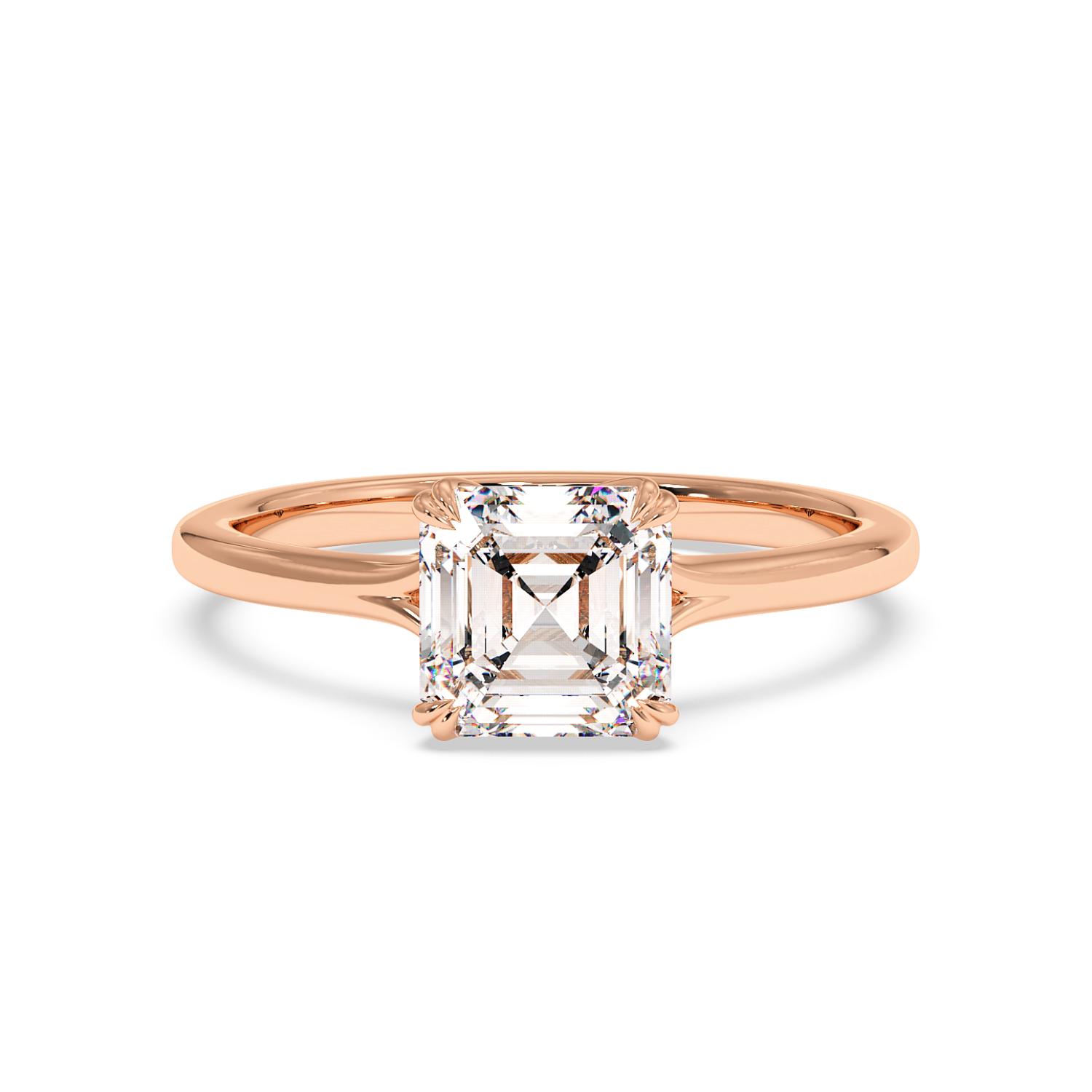 18K Rose Gold Leone Engagement Ring