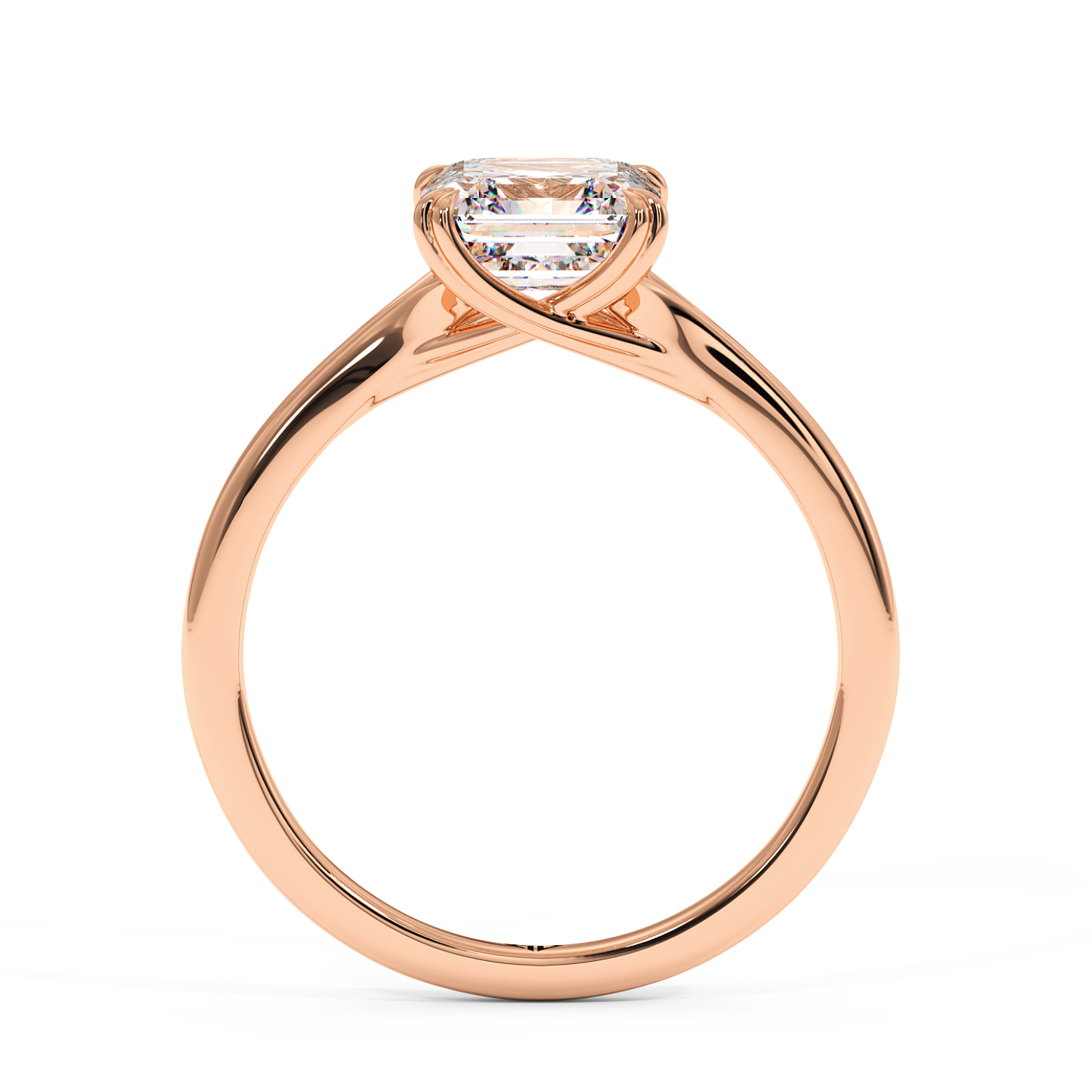 18K Rose Gold Leone Engagement Ring