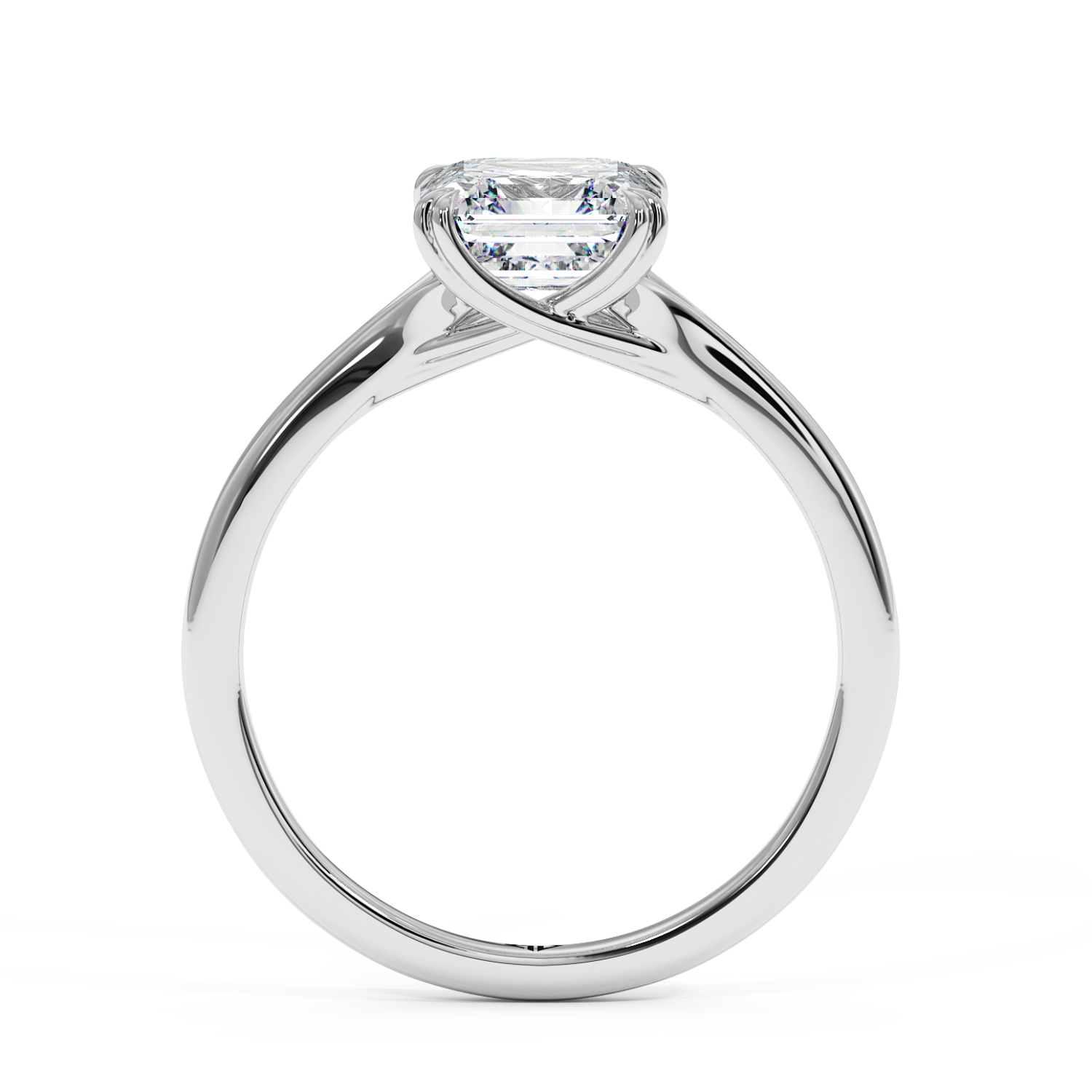 18K White Gold Leone Engagement Ring