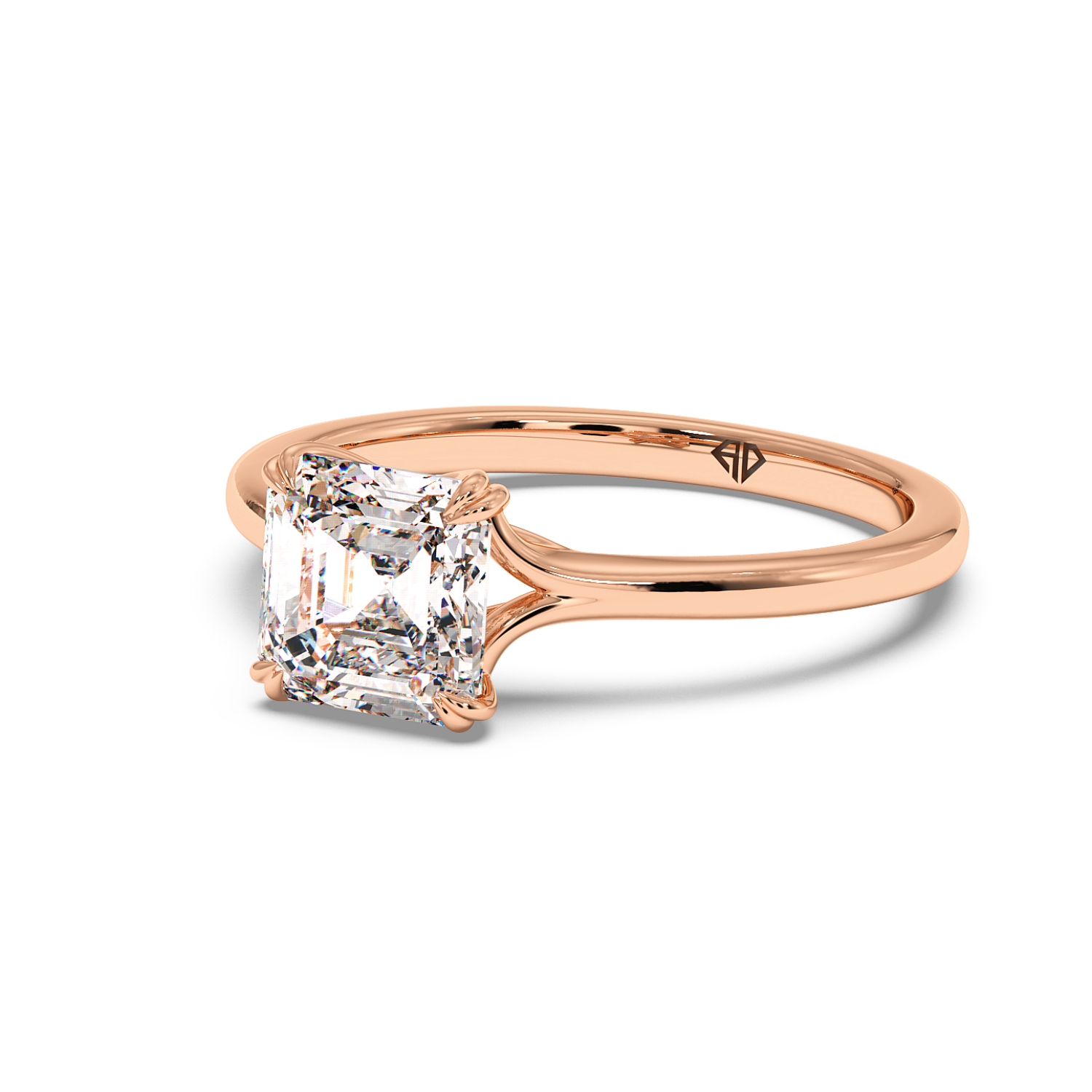 18K Rose Gold Leone Engagement Ring