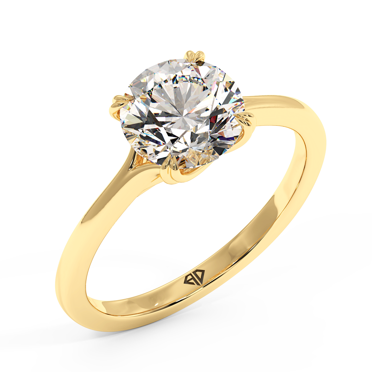 18K Yellow Gold Leone Engagement Ring