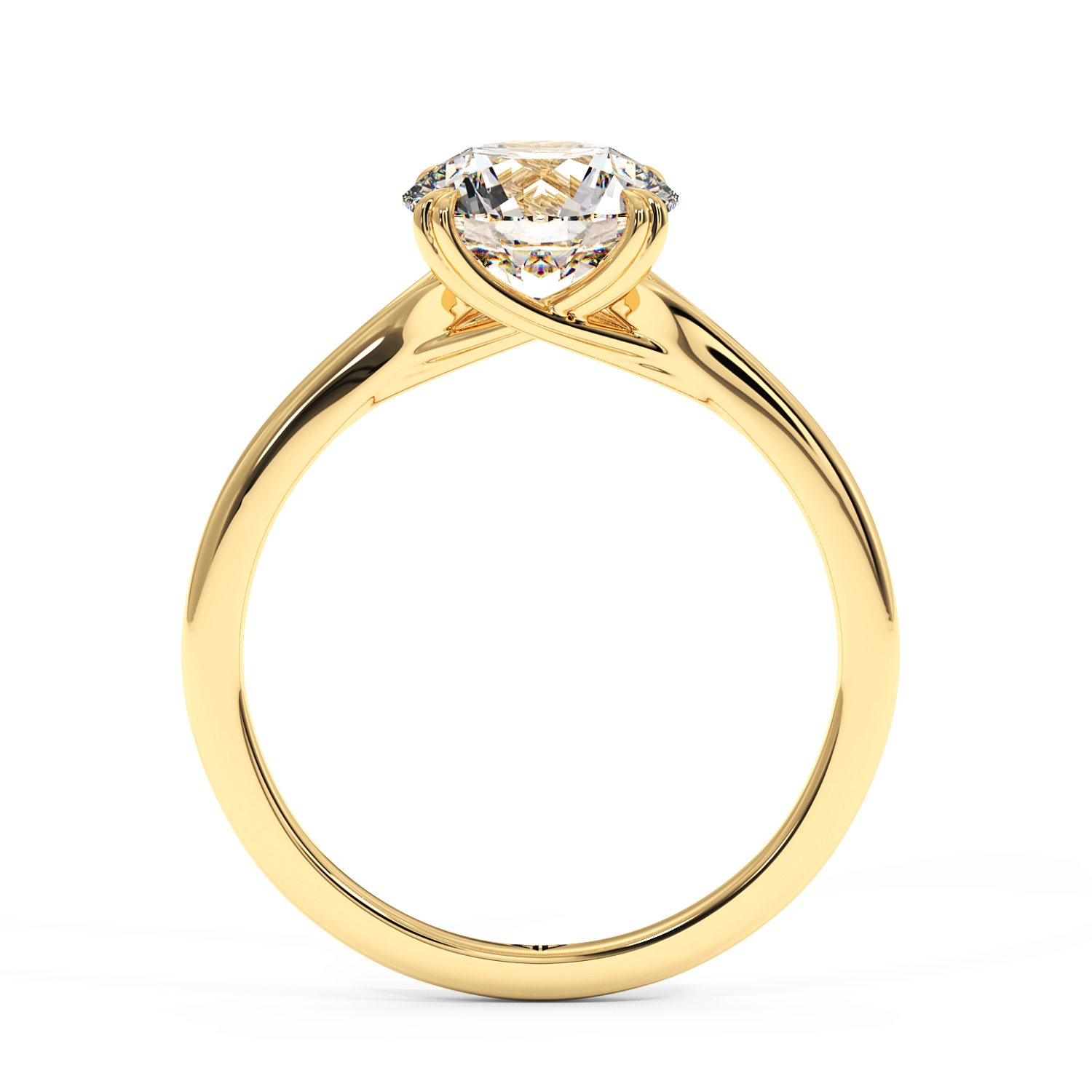 18K Yellow Gold Leone Engagement Ring