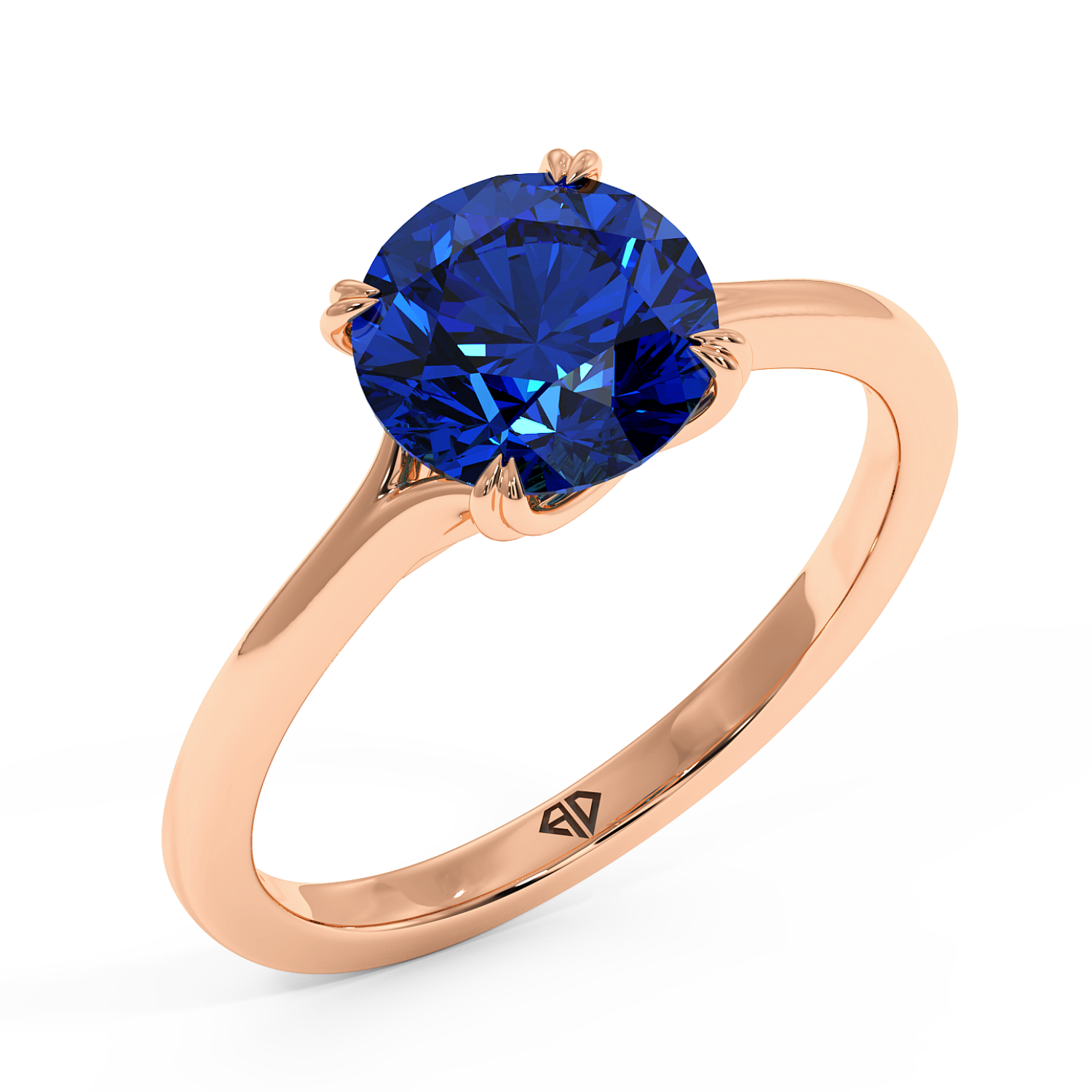 18K Rose Gold Leone Engagement Ring