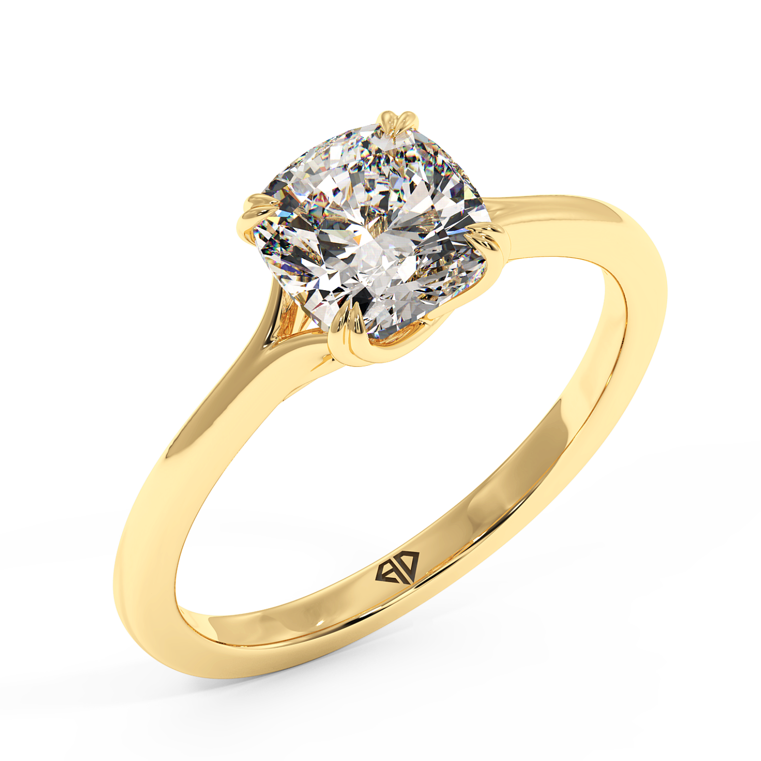 18K Yellow Gold Leone Engagement Ring