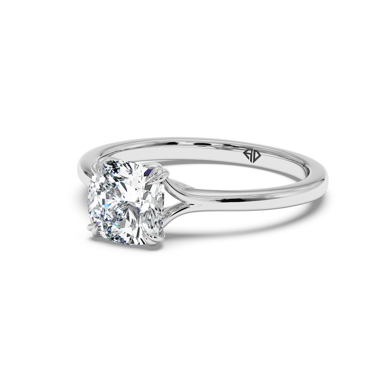 Platinum Leone Engagement Ring