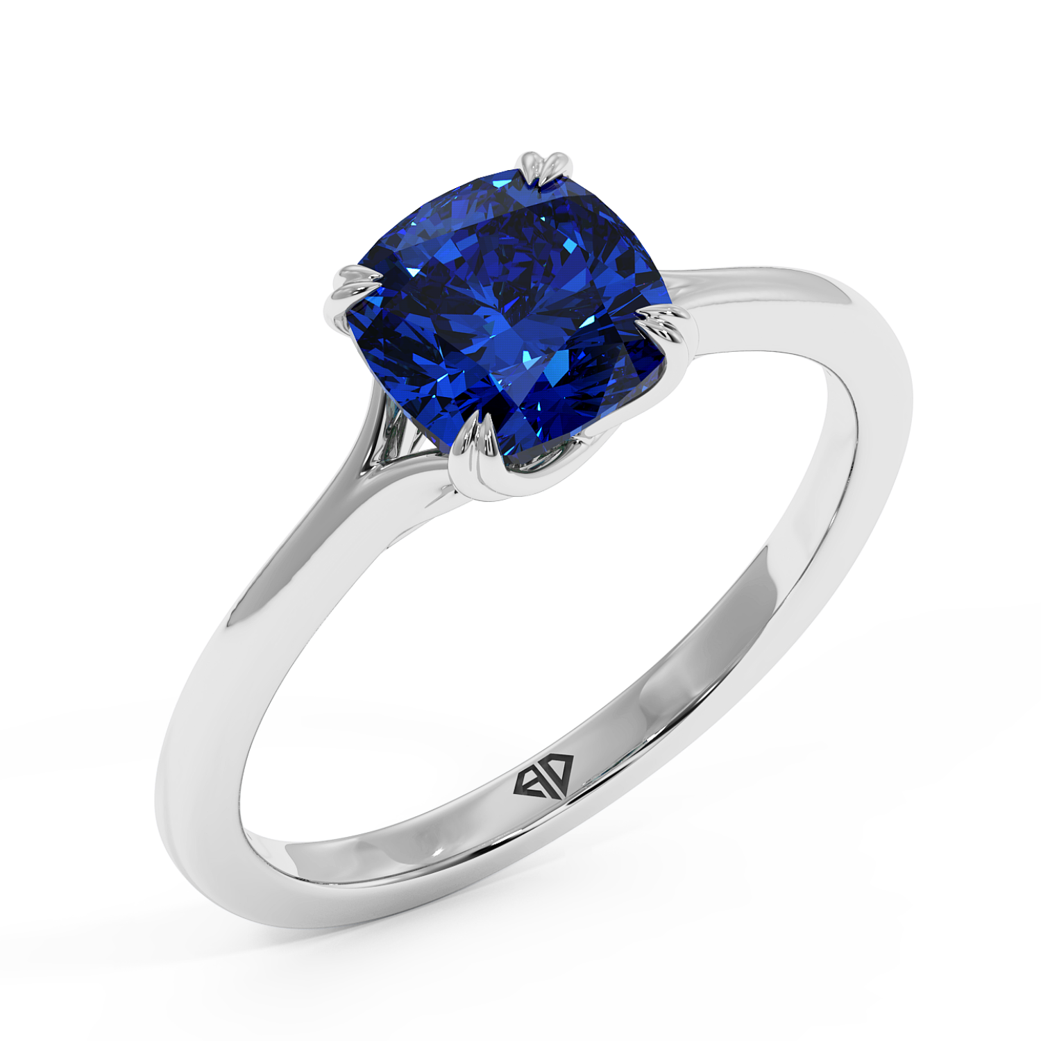 Platinum Leone Engagement Ring