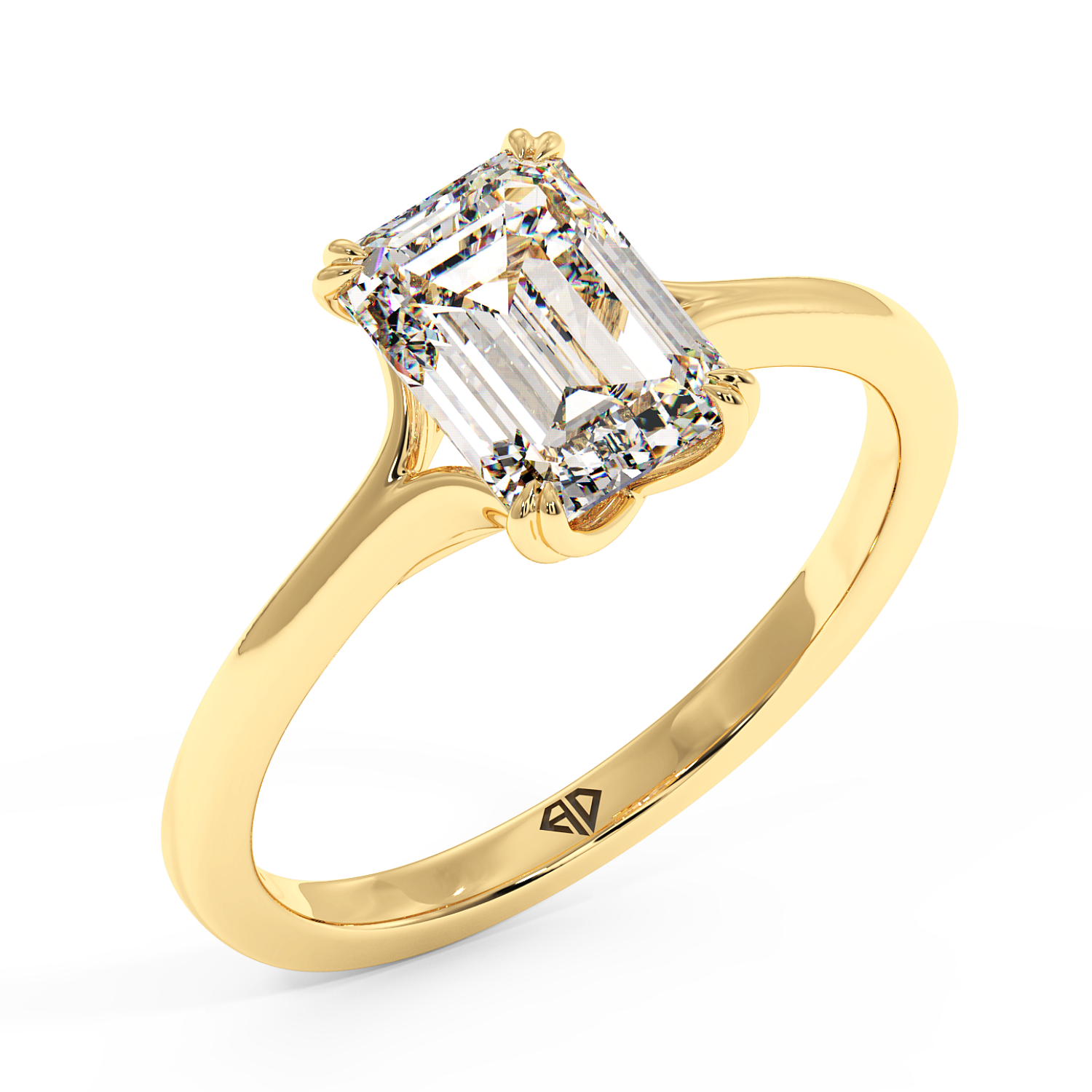 18K Yellow Gold Leone Engagement Ring