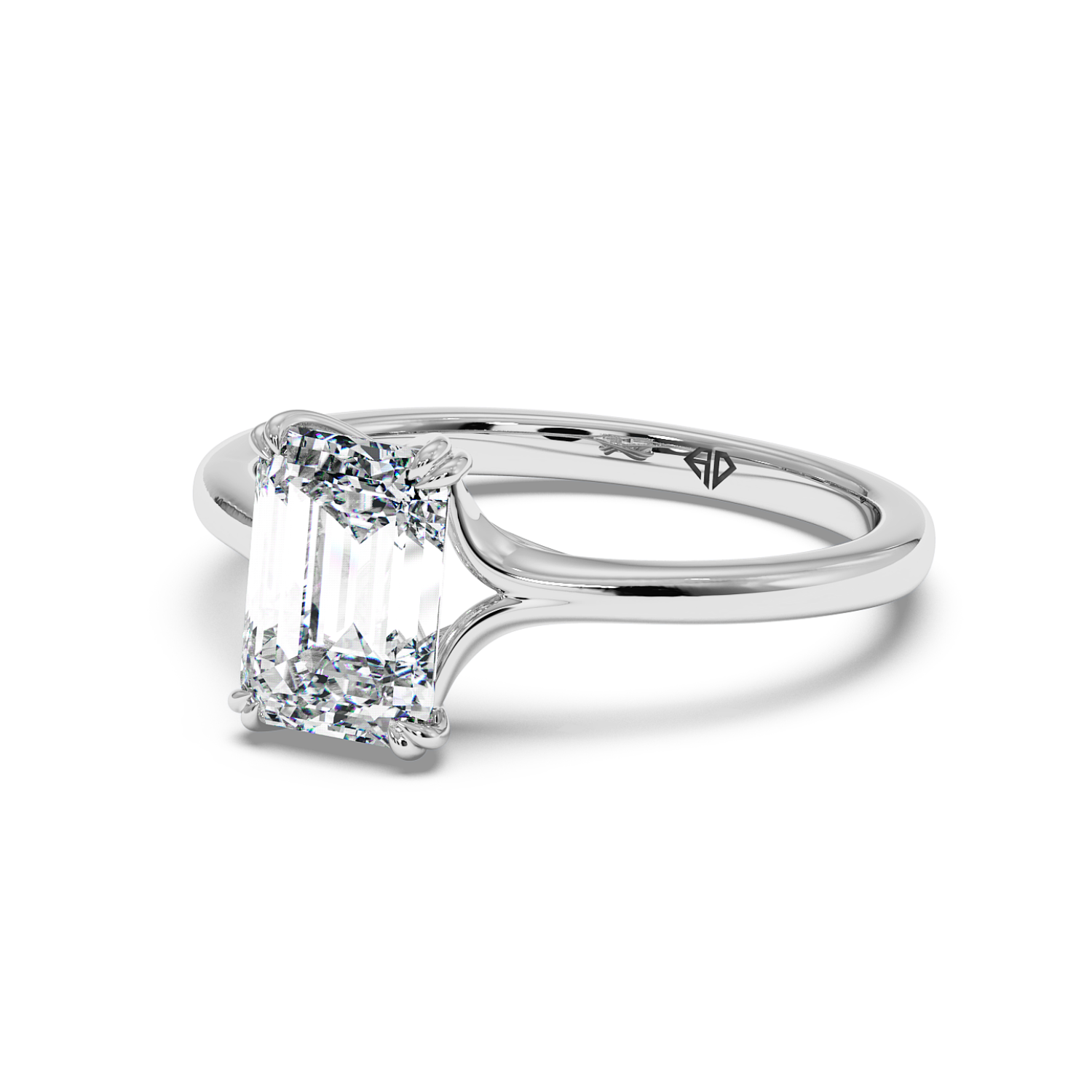 Platinum Leone Engagement Ring