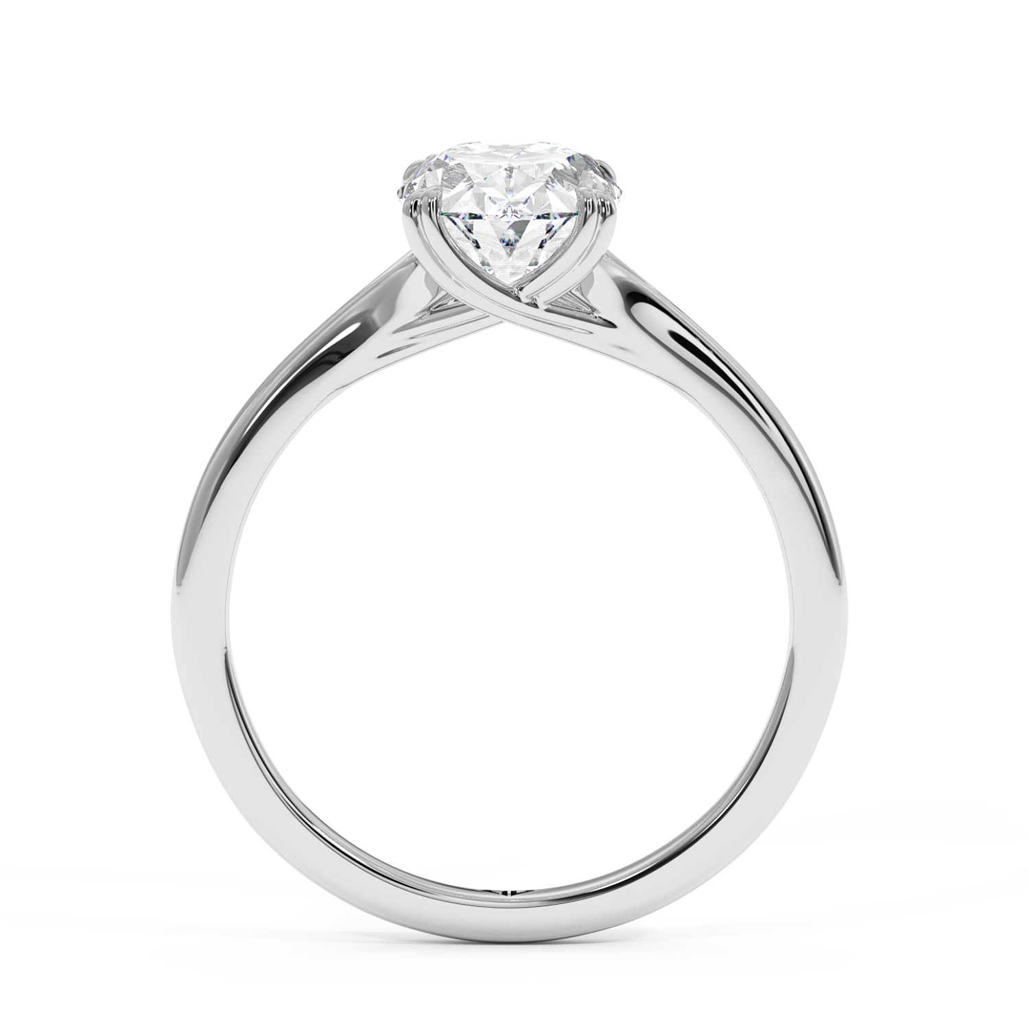 Platinum Leone Engagement Ring