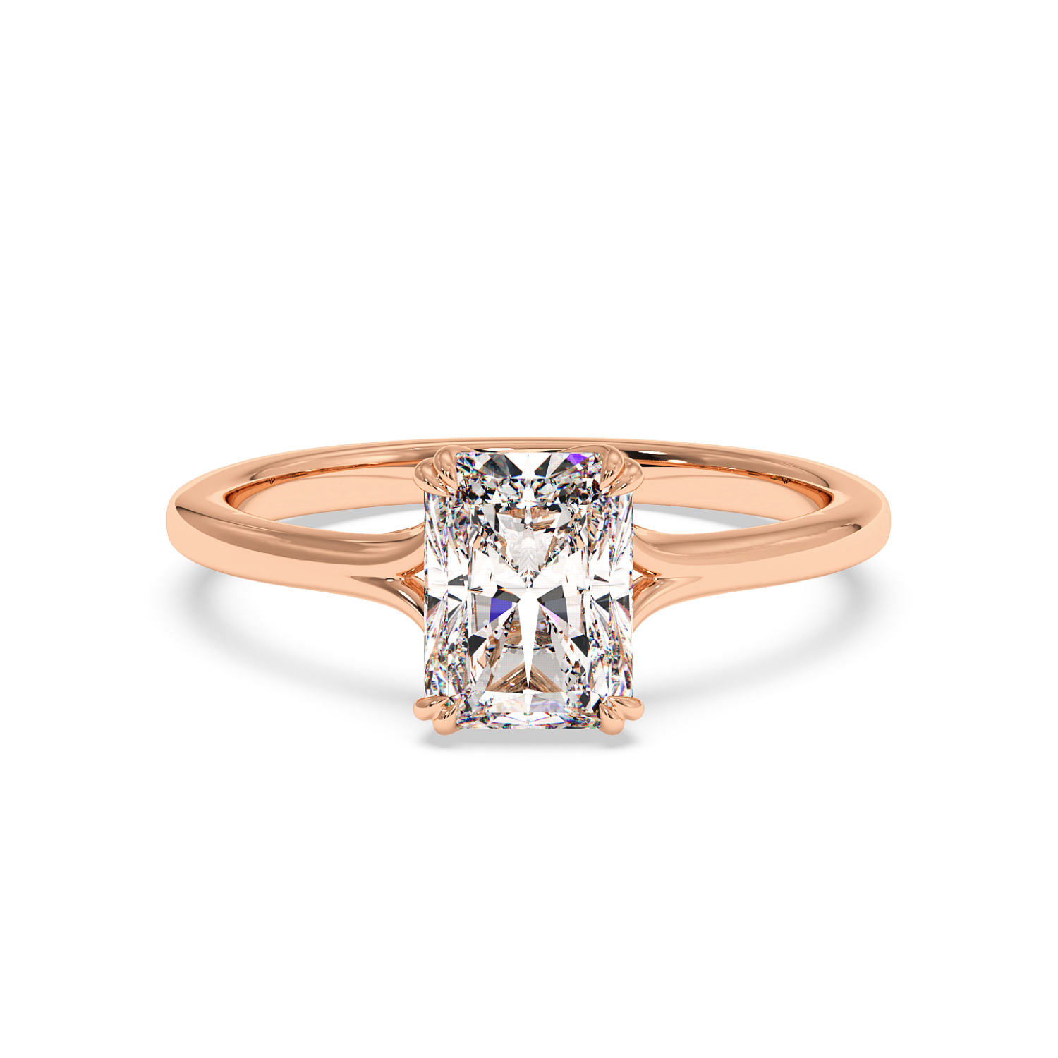 18K Rose Gold Leone Engagement Ring