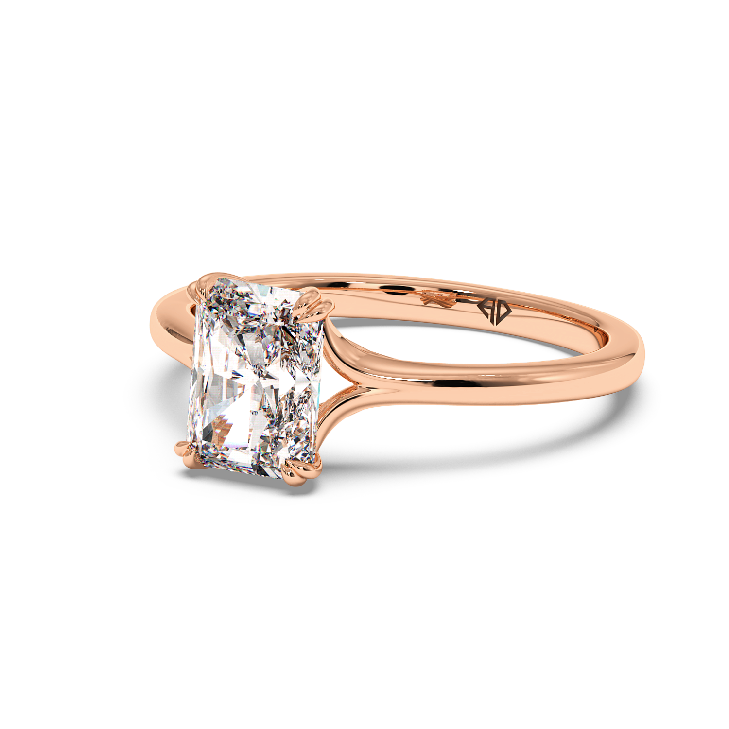 18K Rose Gold Leone Engagement Ring